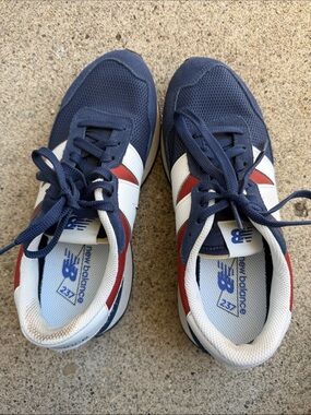 New Balance 237 Men’s Navy, White & Red Classic Runner Sneakers